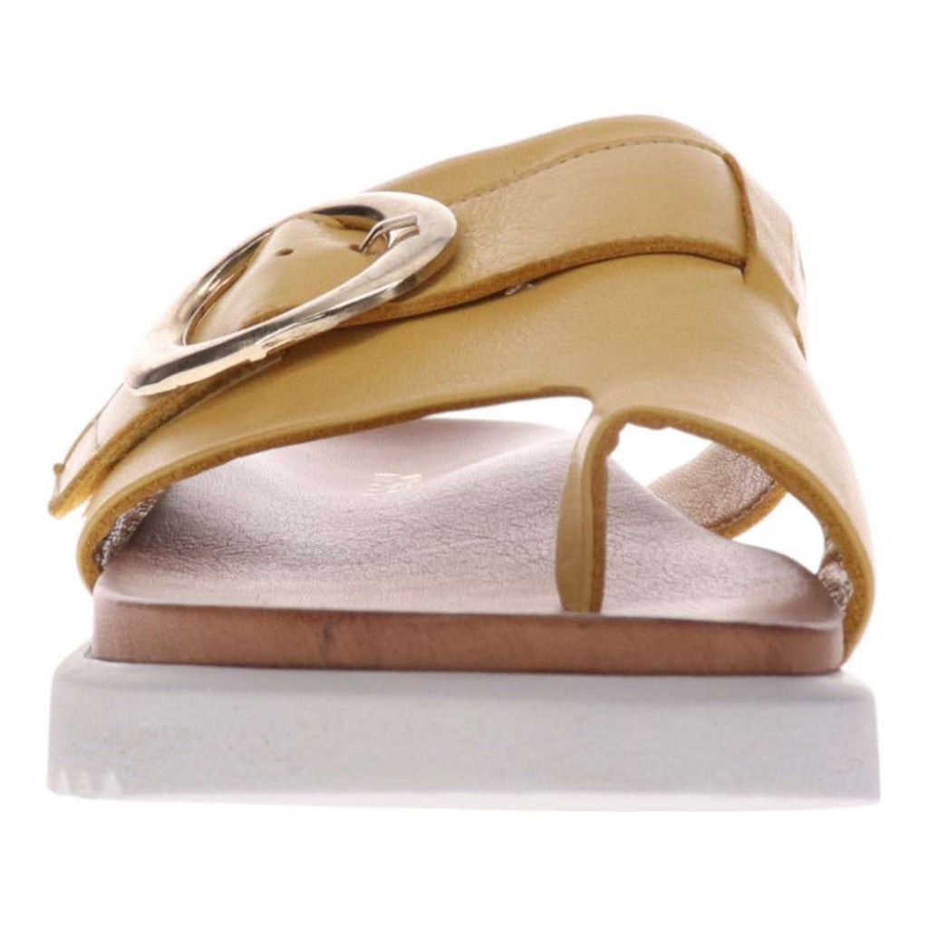 Revere Biscay Supportive Toe-Post Women's Sandal - Yellow - Product View - 5
