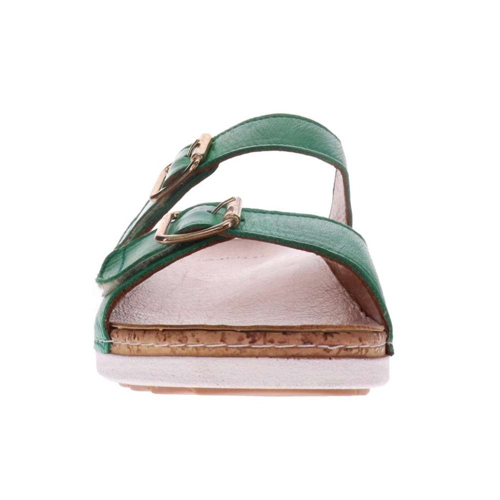 Revere Brighton Slide Sandal - Emerald - Product View - 5
