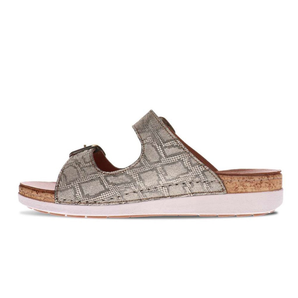 Revere Brighton Slide Sandal - Khaki Diamond - Product View - 3
