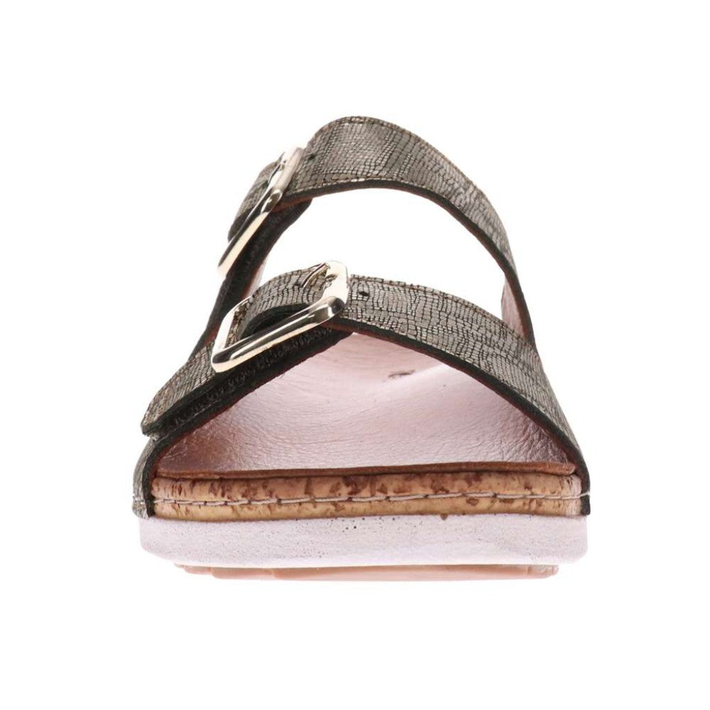 Revere Brighton Slide Sandal - Khaki Diamond - Product View - 5