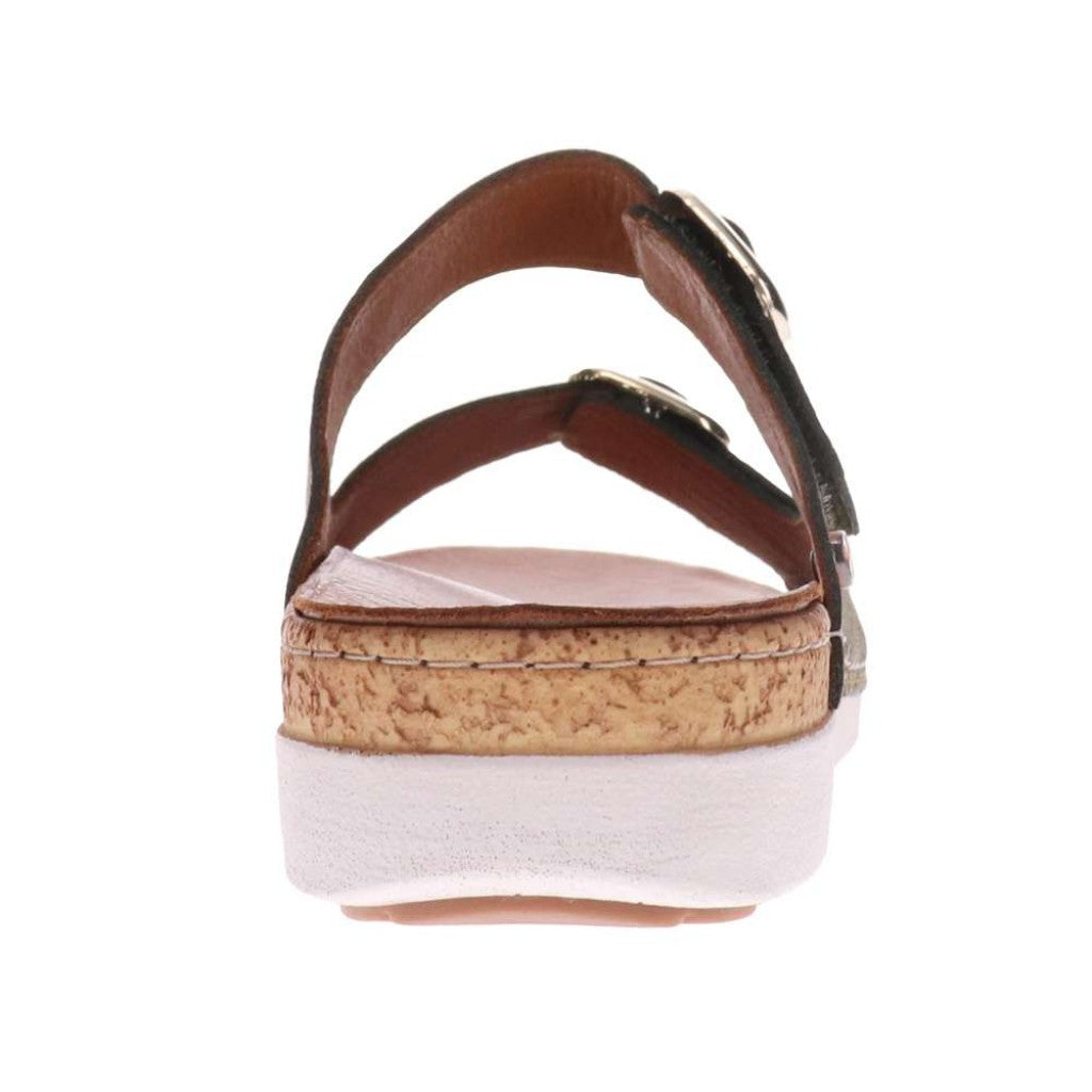 Revere Brighton Slide Sandal - Khaki Diamond - Product View - 7