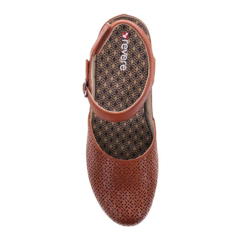 Revere Calabria Mary-Jane Supportive Women's Insole - Cognac - Product View - 4