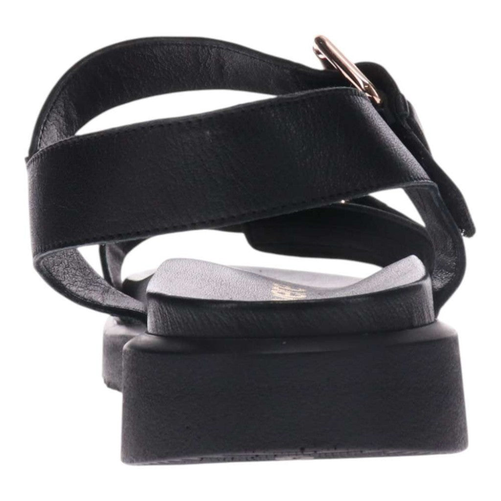 Revere Cyprus Adjustable Two-Strap Personalized Comfort Women's Sandal - Black - Product View - 6
