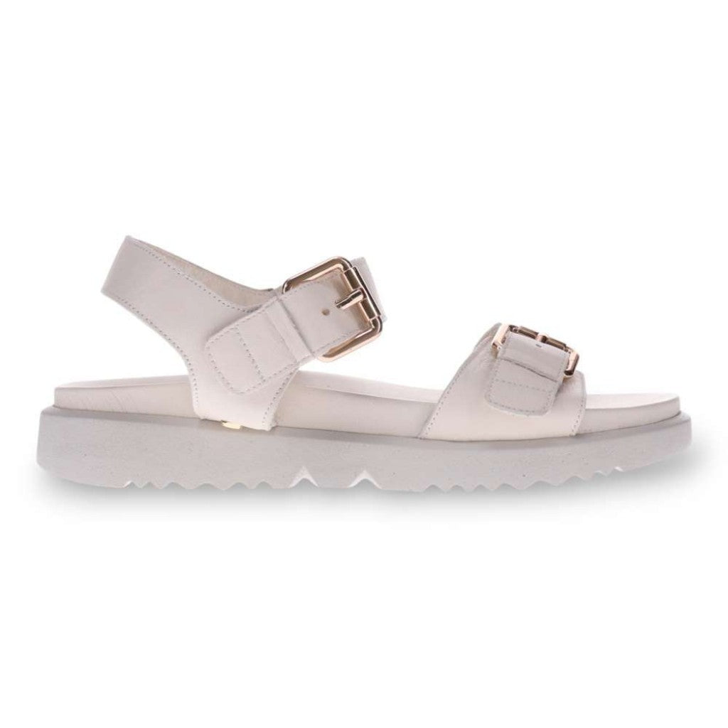 Revere Cyprus Adjustable Two-Strap Personalized Comfort Women's Sandal - Ivory - Product View - 2