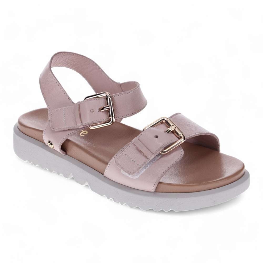 Revere Cyprus Adjustable Two-Strap Personalized Comfort Women's Sandal - Pink - Product View - 1