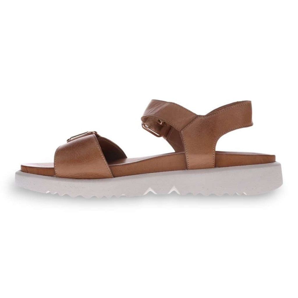 Revere Cyprus Adjustable Two-Strap Personalized Comfort Women's Sandal - Tan - Product View - 3