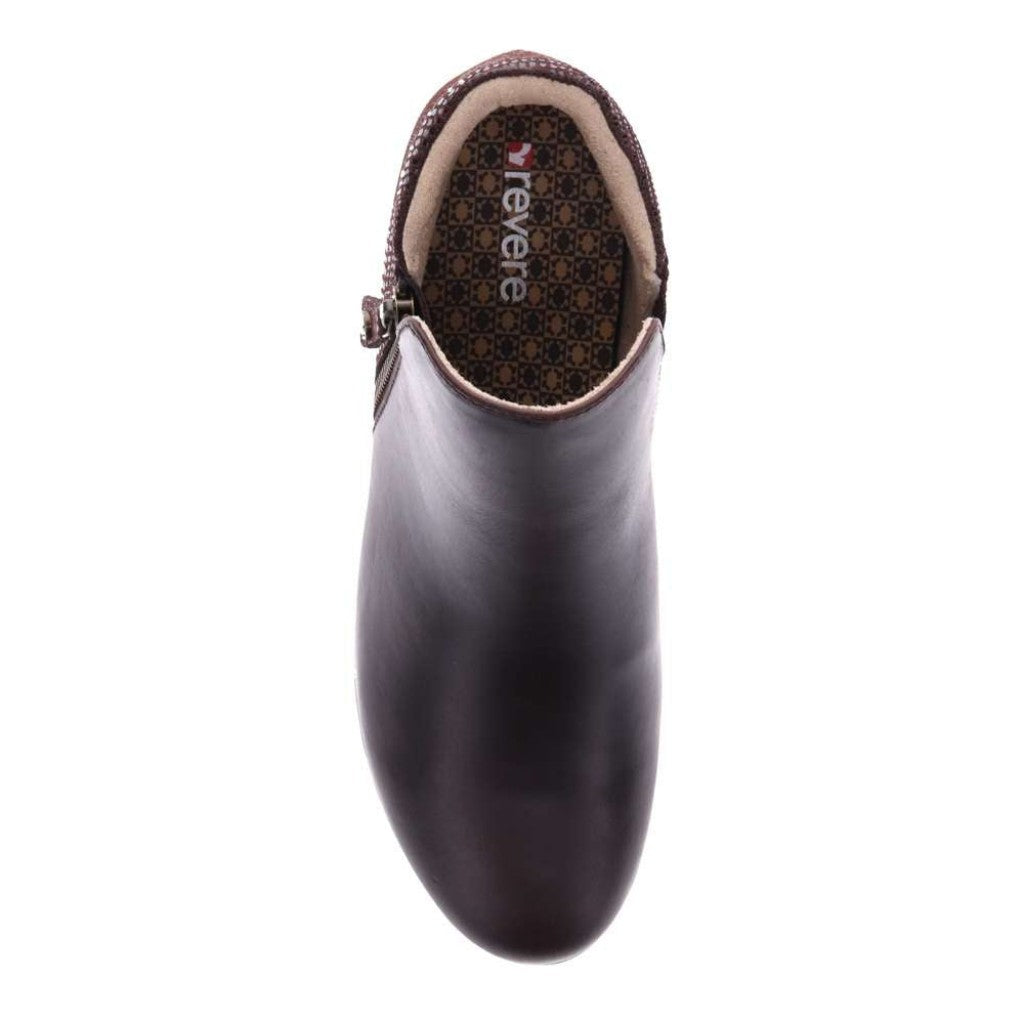Revere Damascus Wedged Women's Boot - Espresso Lizard - Product View - 4