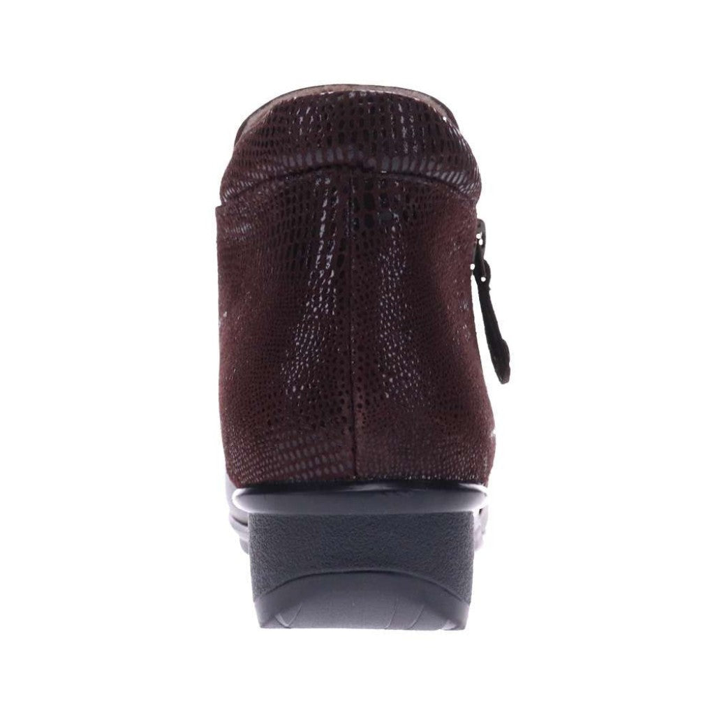 Revere Damascus Wedged Women's Boot - Espresso Lizard - Product View - 6