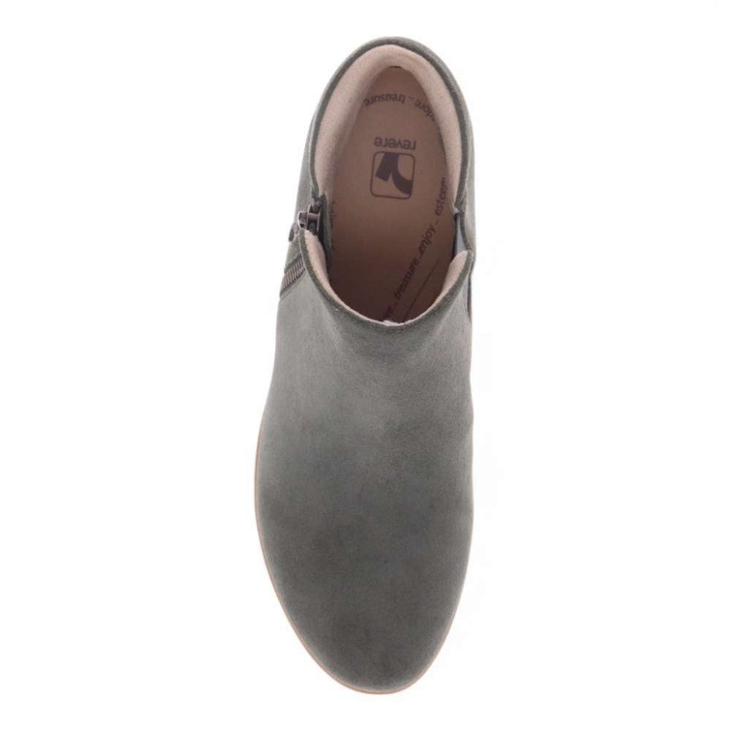 Revere Damascus Wedged Women's Boot - Moss Suede - Product View - 4