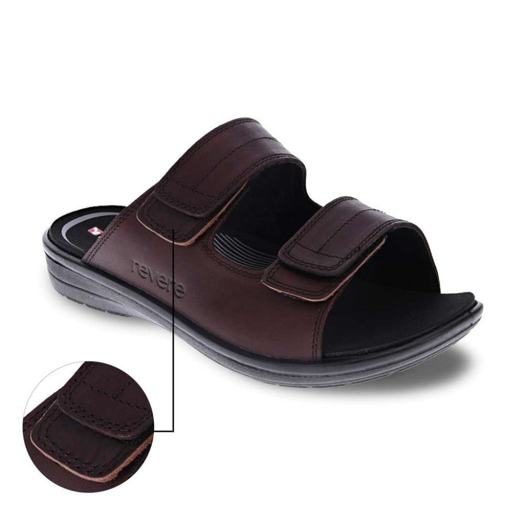 Revere Durban Men's Slide - Whiskey - Product View - 6