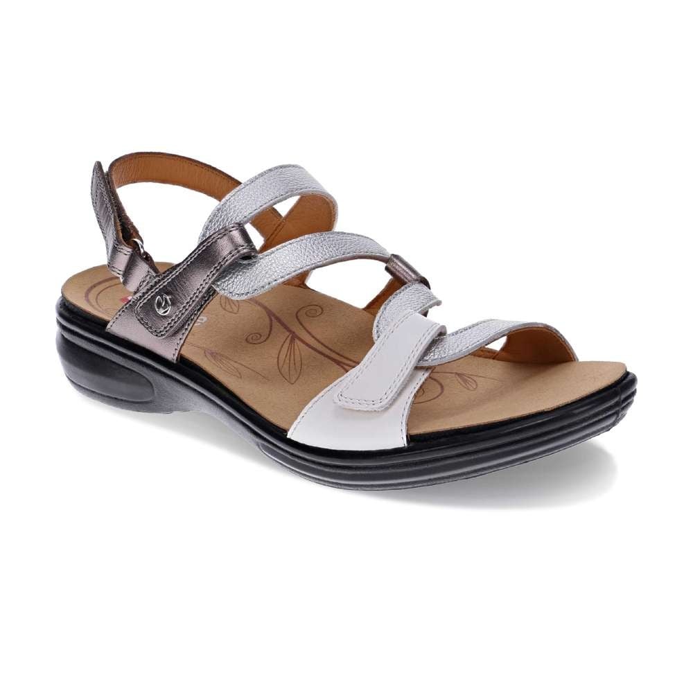 Revere Emerald Adjustable Arch-Support Women's Sandal - Silver Fusion - Product View - 1