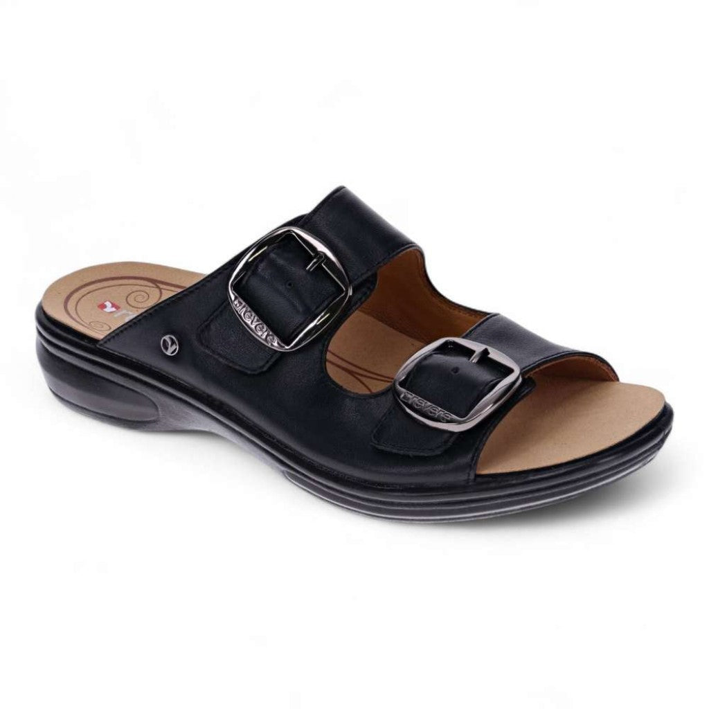 Revere Florence II Women's Slide - Black French - Product View - 1