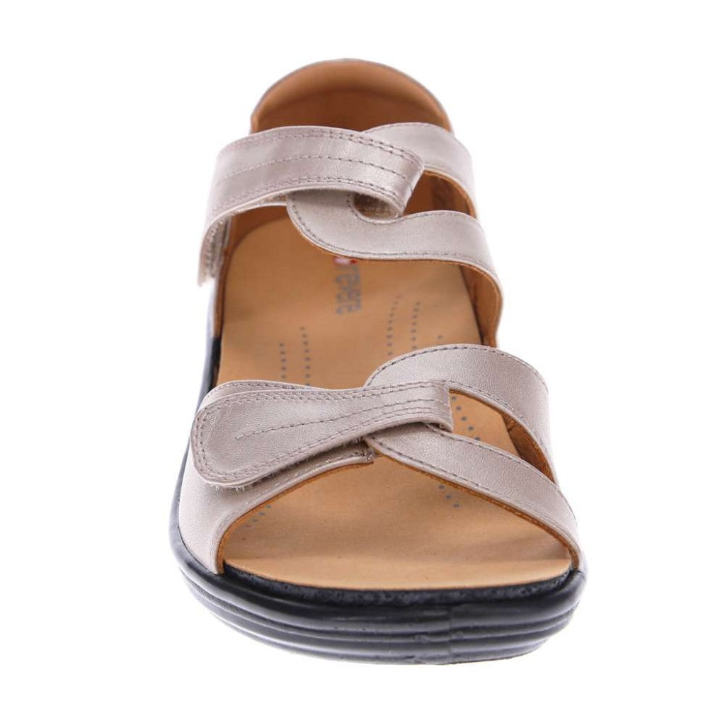 Revere Geneva Supportive Removable-Footbed Women's Sandal - Champagne - Product View - 5