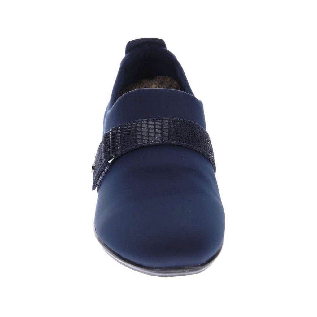 Revere Genoa Stretch Supportive Comfort Women's Loafer - Navy - Product View - 5
