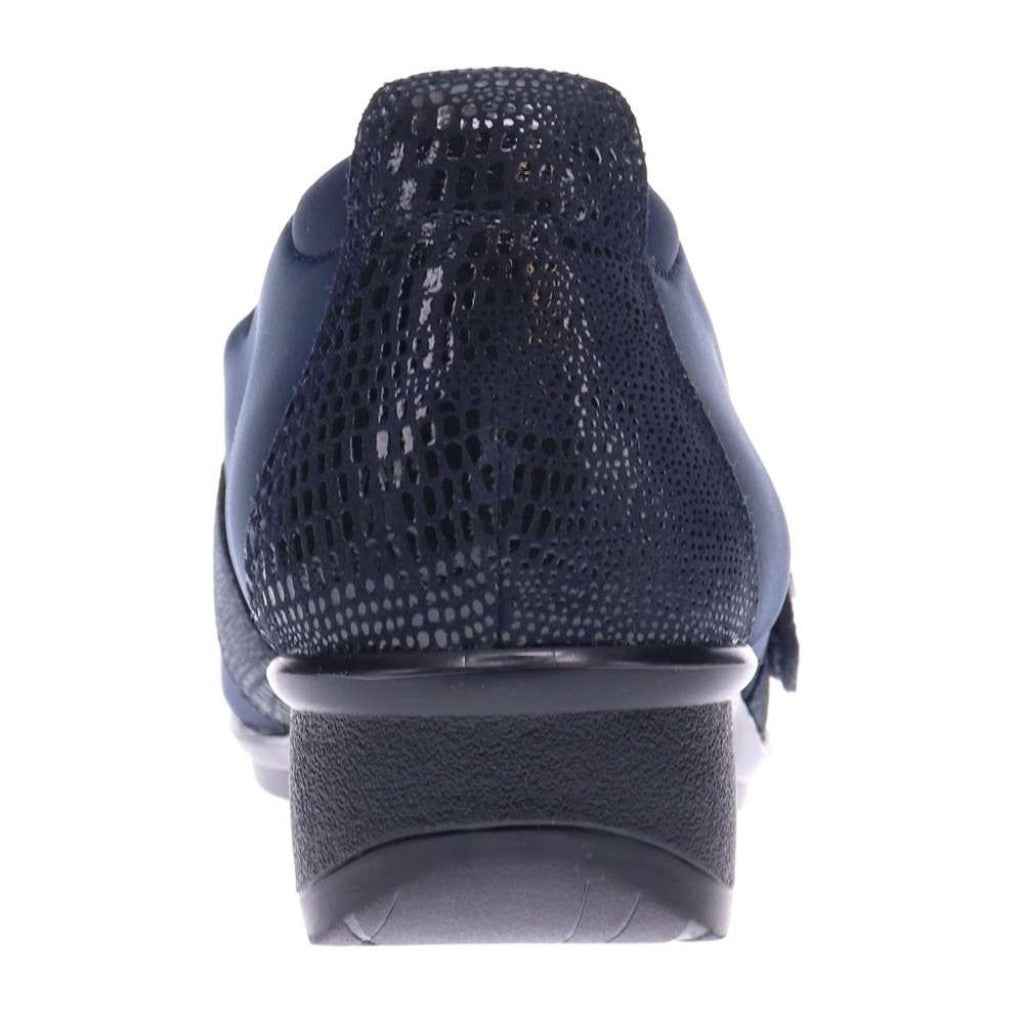 Revere Genoa Stretch Supportive Comfort Women's Loafer - Navy - Product View - 6