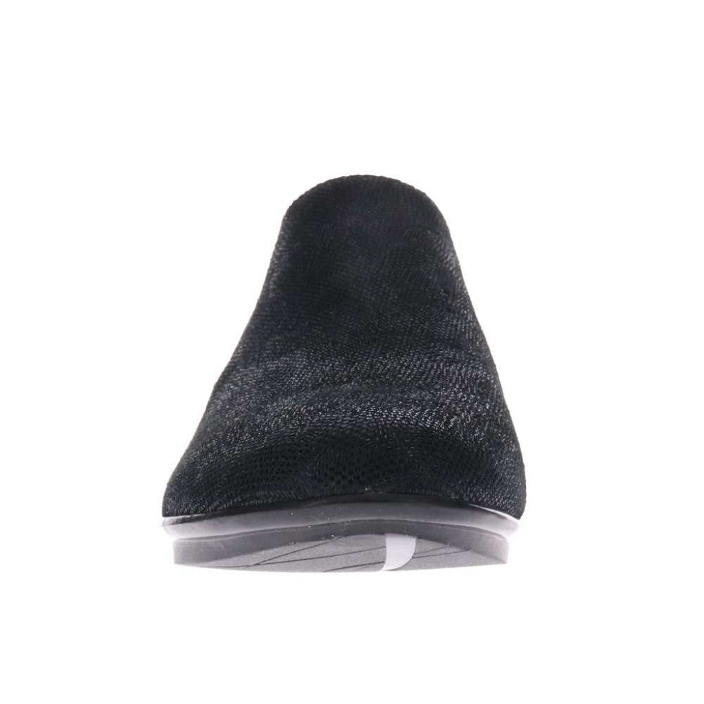 Revere Jamaica Wedged Slip-On Women's Shoe - Black Angle - Product View - 5