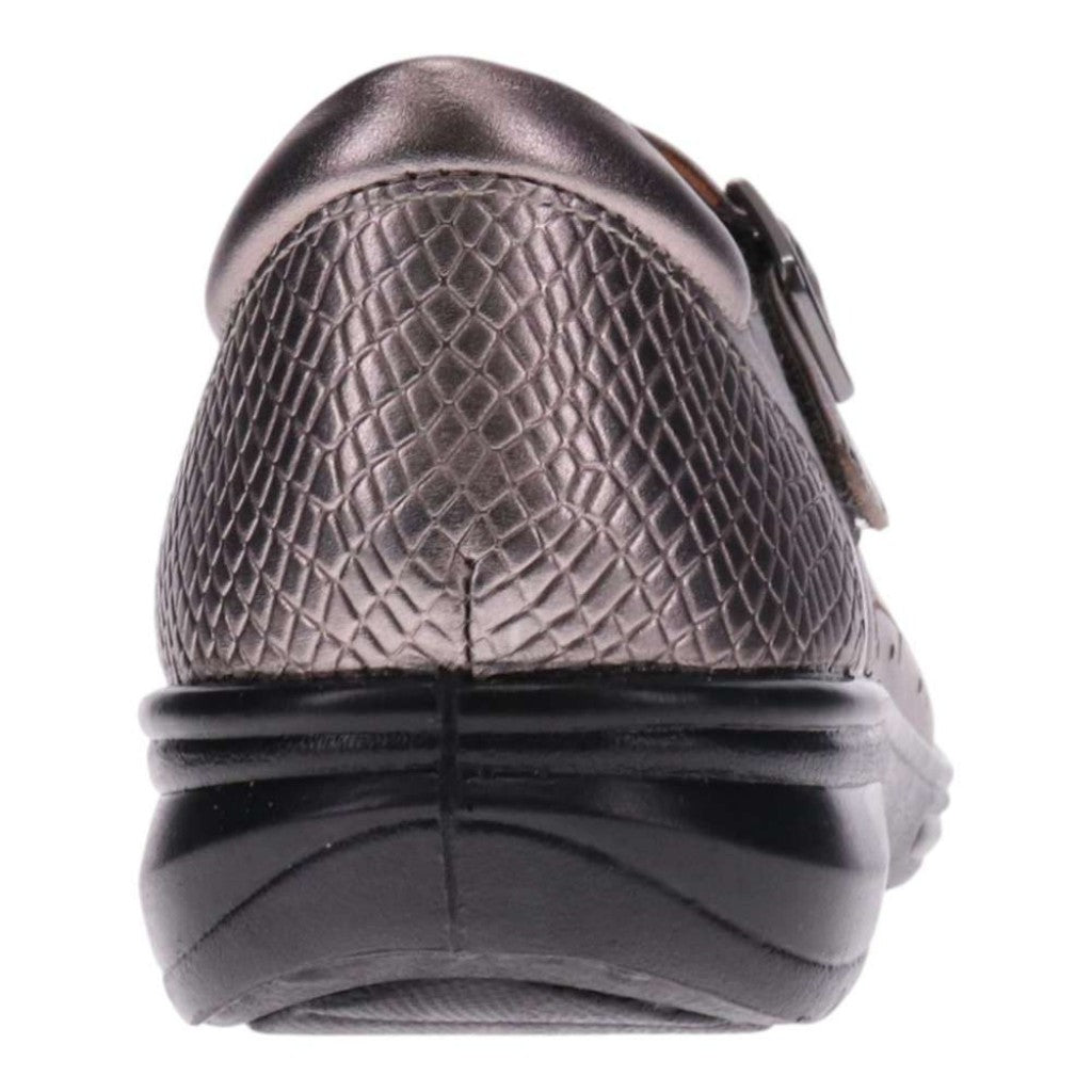 Revere Lagos Supportive Leather Sandal Women Sandal - Gunmetal - Product View - 6