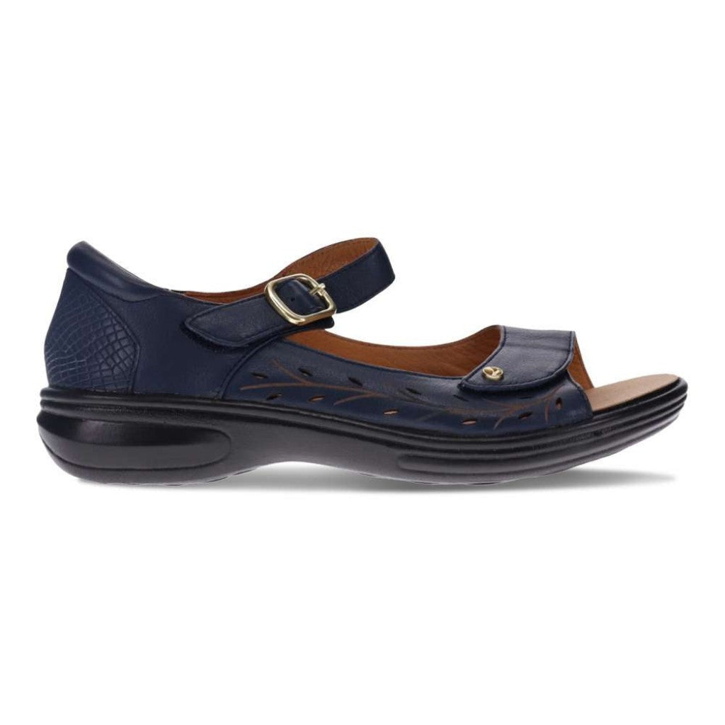 Revere Lagos Supportive Leather Sandal Women Sandal - Royal Blue - Product View - 2