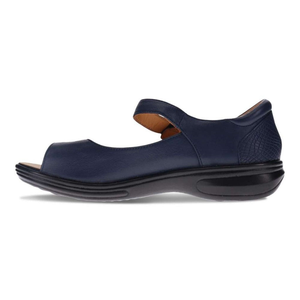 Revere Lagos Supportive Leather Sandal Women Sandal - Royal Blue - Product View - 3