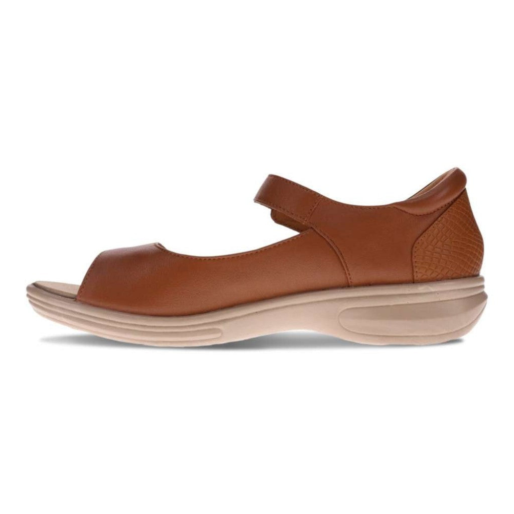 Revere Lagos Supportive Leather Sandal Women Sandal - Tan - Product View - 3