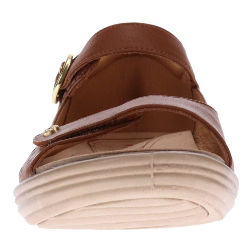 Revere Lagos Supportive Leather Sandal Women Sandal - Tan - Product View - 5