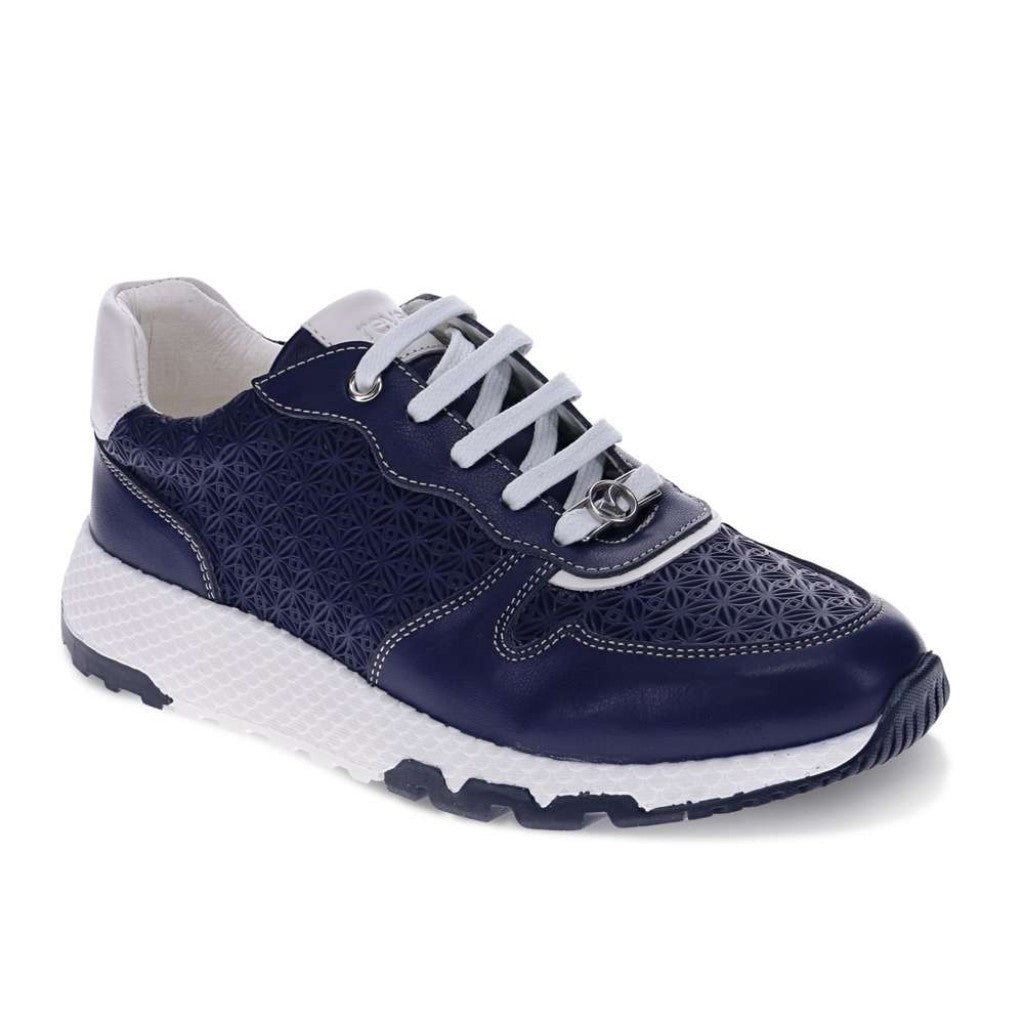 Revere Los Angeles Casual Women's Sneaker - Dark Blue - Product View - 1