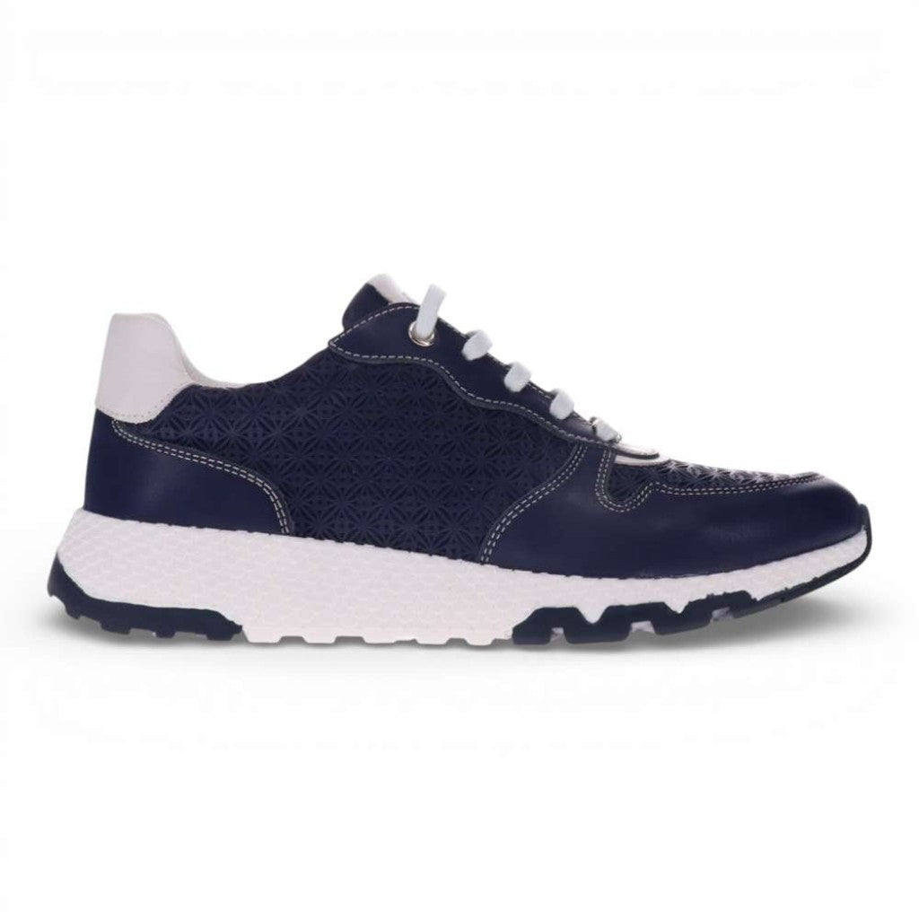 Revere Los Angeles Casual Women's Sneaker - Dark Blue - Product View - 2