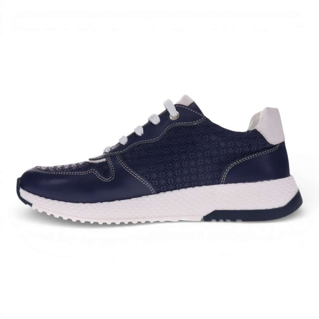 Revere Los Angeles Casual Women's Sneaker - Dark Blue - Product View - 3