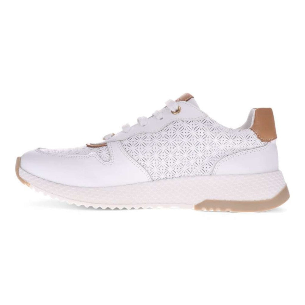 Revere Los Angeles Casual Women's Sneaker - White Tan - Product View - 3