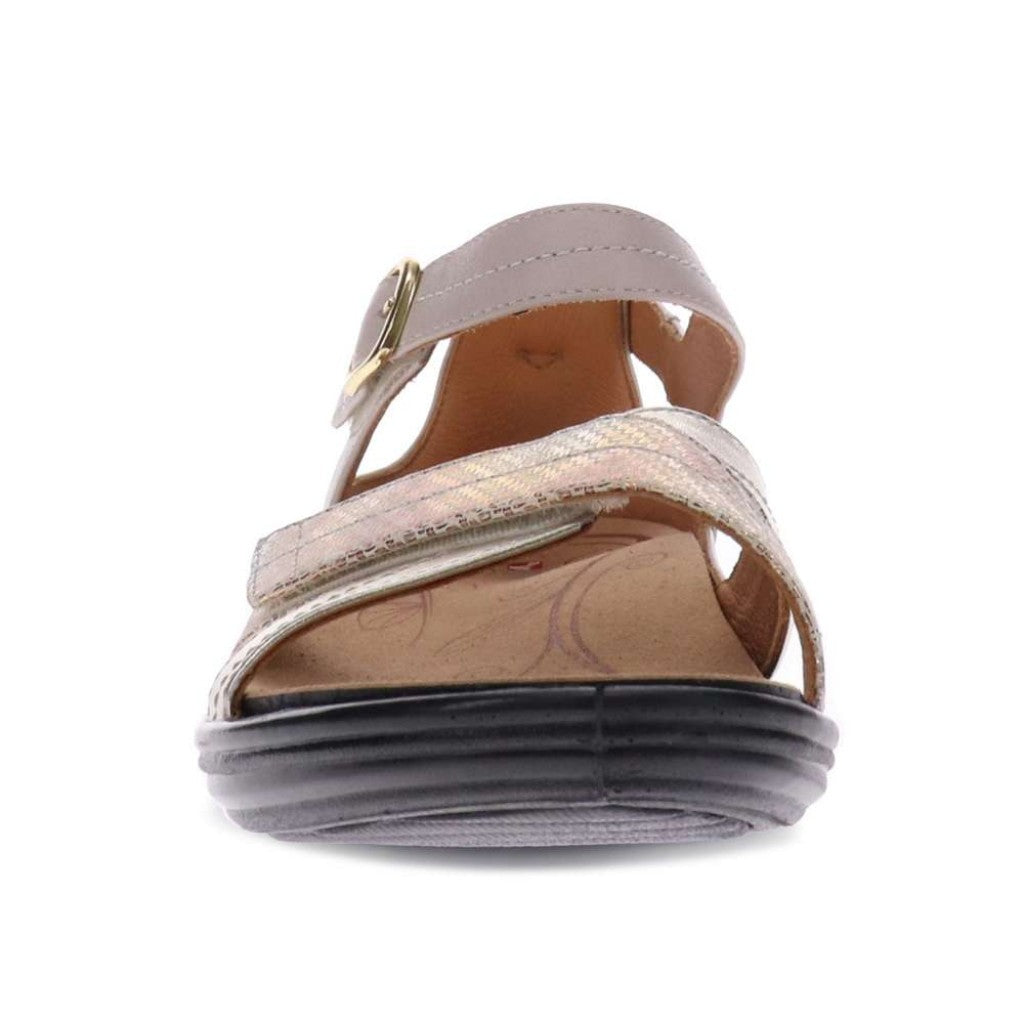 Revere Lucea Cushioned Support Women's Sandal - Mixed Metallic - Product View - 5