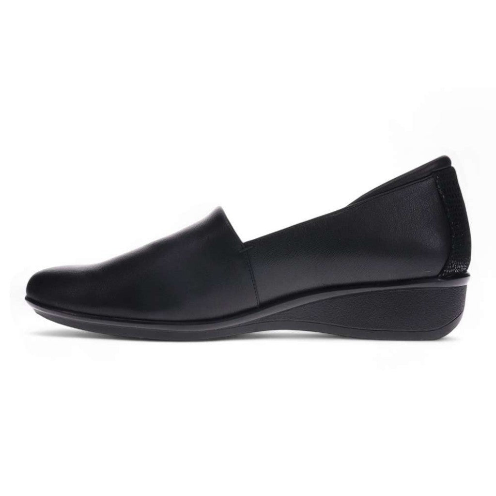 Revere Lugano Women's Loafer - Black Stretch - Product View - 3