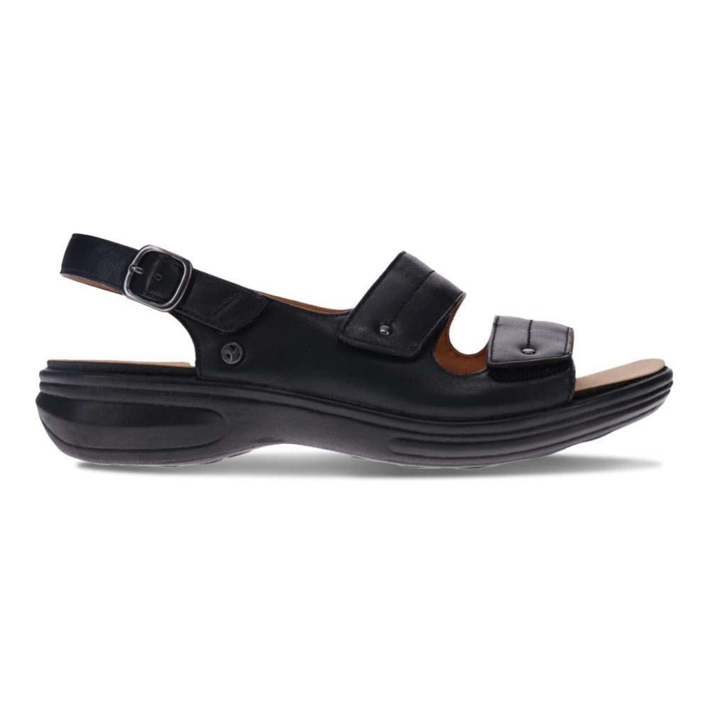 Revere Manilla Women's Sandal - Black French - Product View - 2