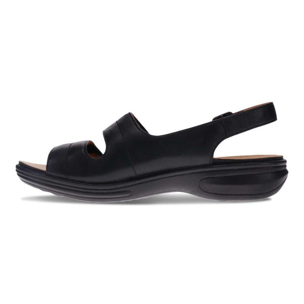 Revere Manilla Women's Sandal - Black French - Product View - 3
