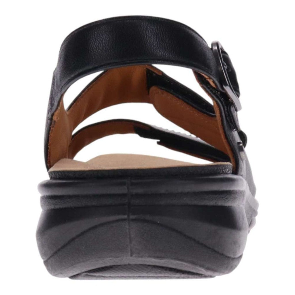 Revere Manilla Women's Sandal - Black French - Product View - 6