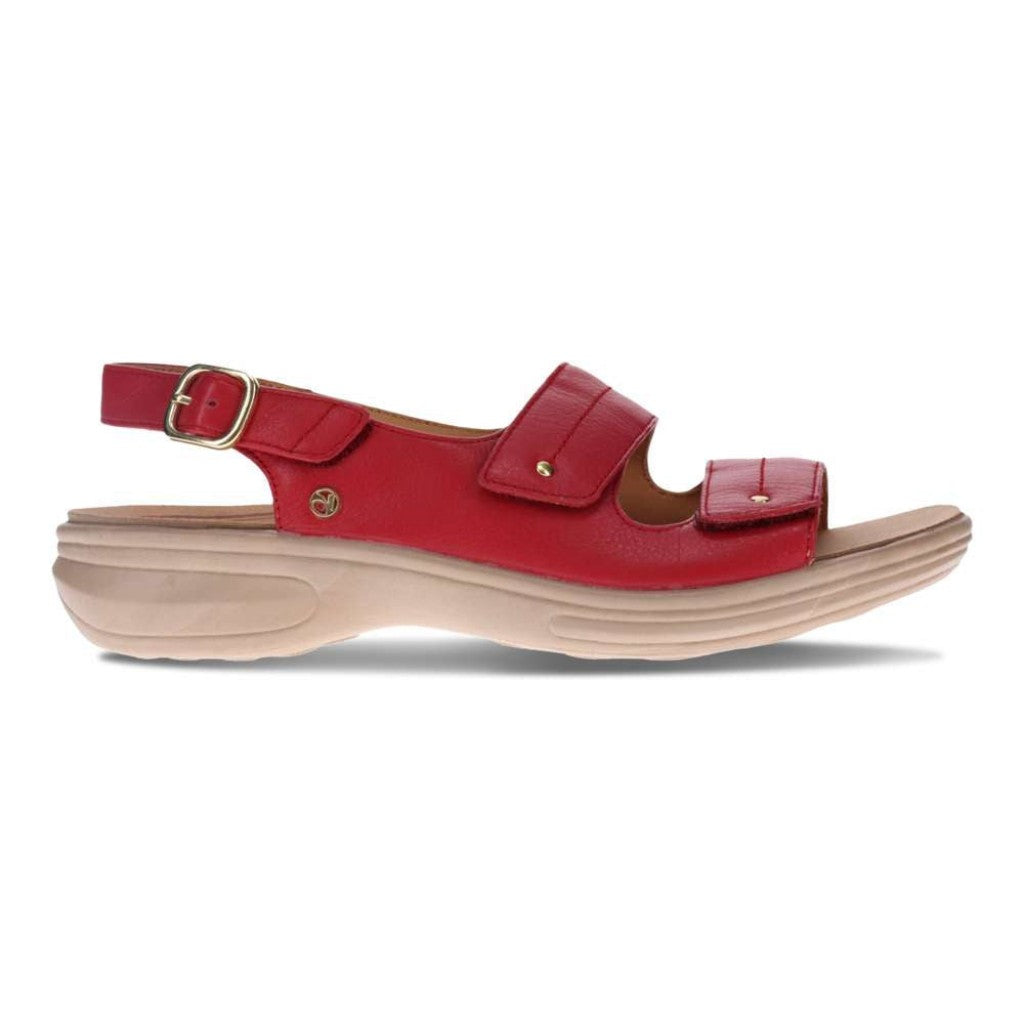 Revere Manilla Women's Sandal - Ruby Red - Product View - 2