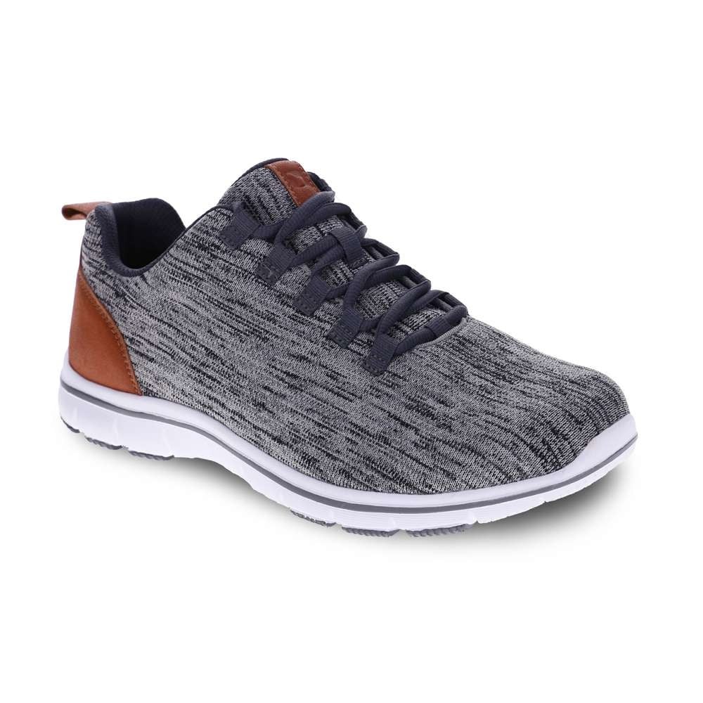 Revere Men's Hudson Lace-Up Sneaker Casual Sneaker - Grey Marle - Product View - 1