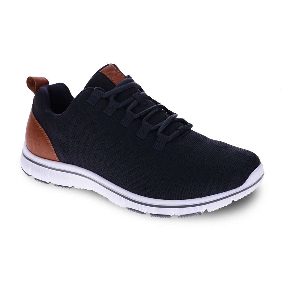 Revere Men's Hudson Lace-Up Sneaker Casual Sneaker - Navy - Product View - 1