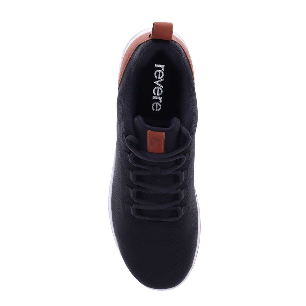 Revere Men's Hudson Lace-Up Sneaker Casual Sneaker - Navy - Product View - 4