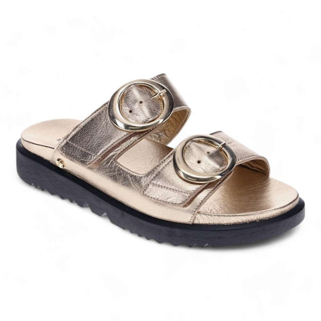 Revere Mermaid Supportive Adjustable Women's Sandal - Gold - Product View - 1