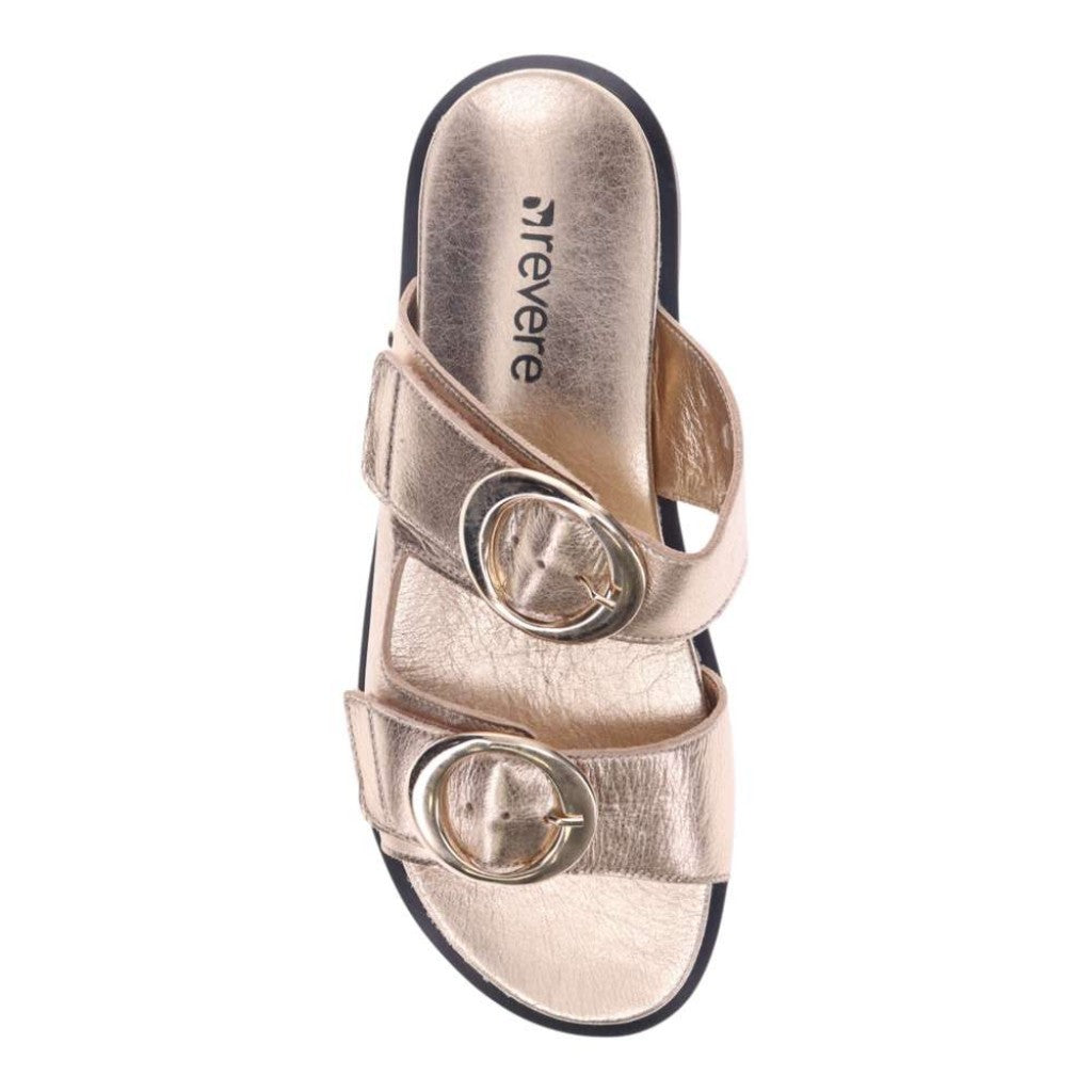 Revere Mermaid Supportive Adjustable Women's Sandal - Gold - Product View - 4