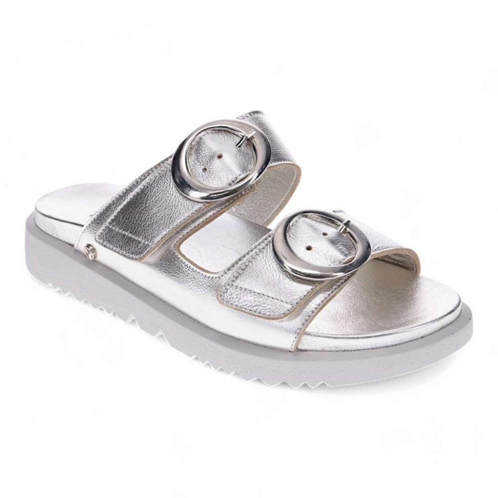 Revere Mermaid Supportive Adjustable Women's Sandal - Silver - Product View - 1