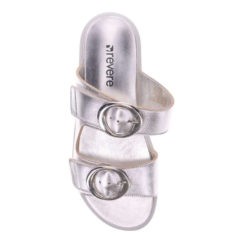 Revere Mermaid Supportive Adjustable Women's Sandal - Silver - Product View - 4