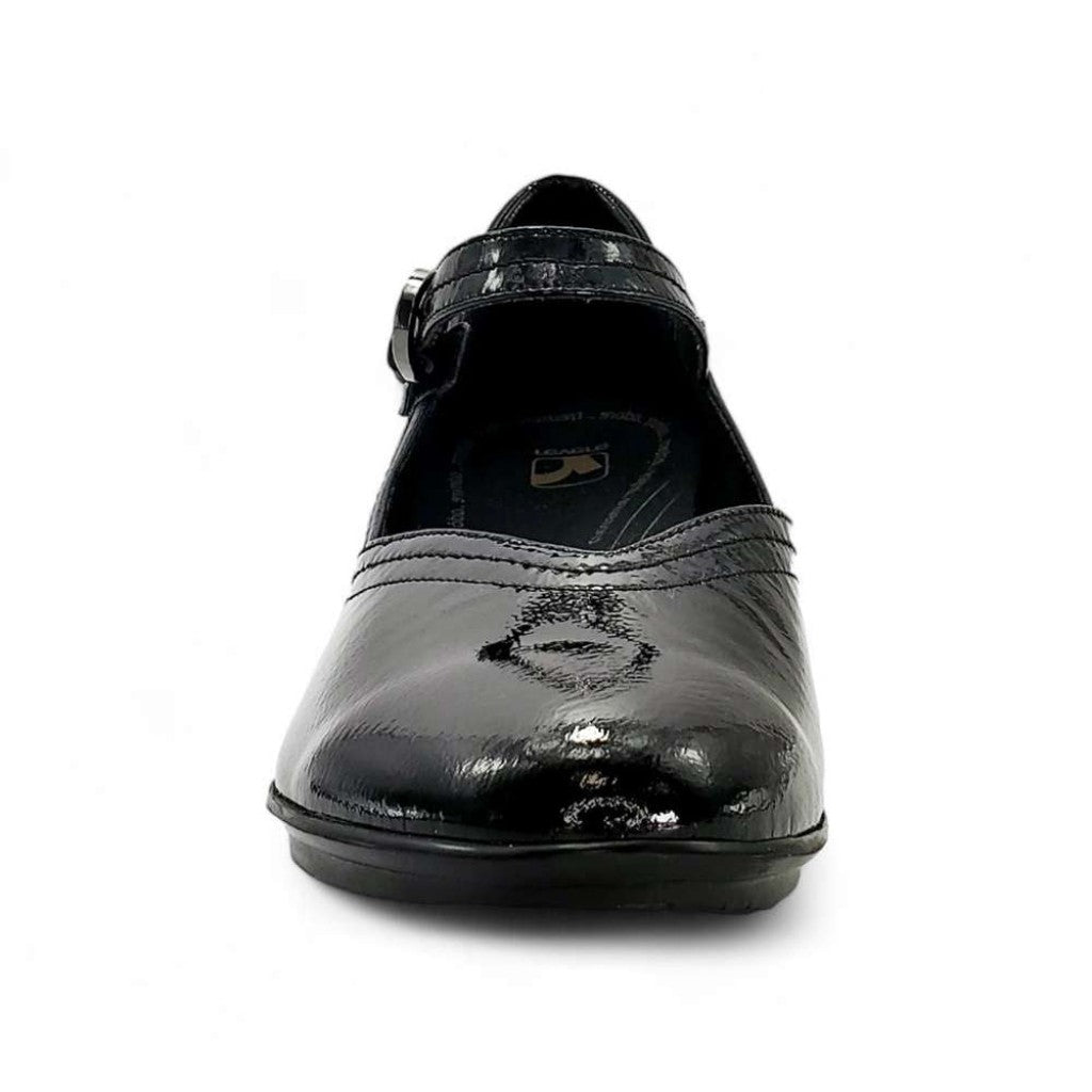 Revere Narita Orthotic Mary-Jane Supportive Women's Flat - Black Patent - Product View - 4