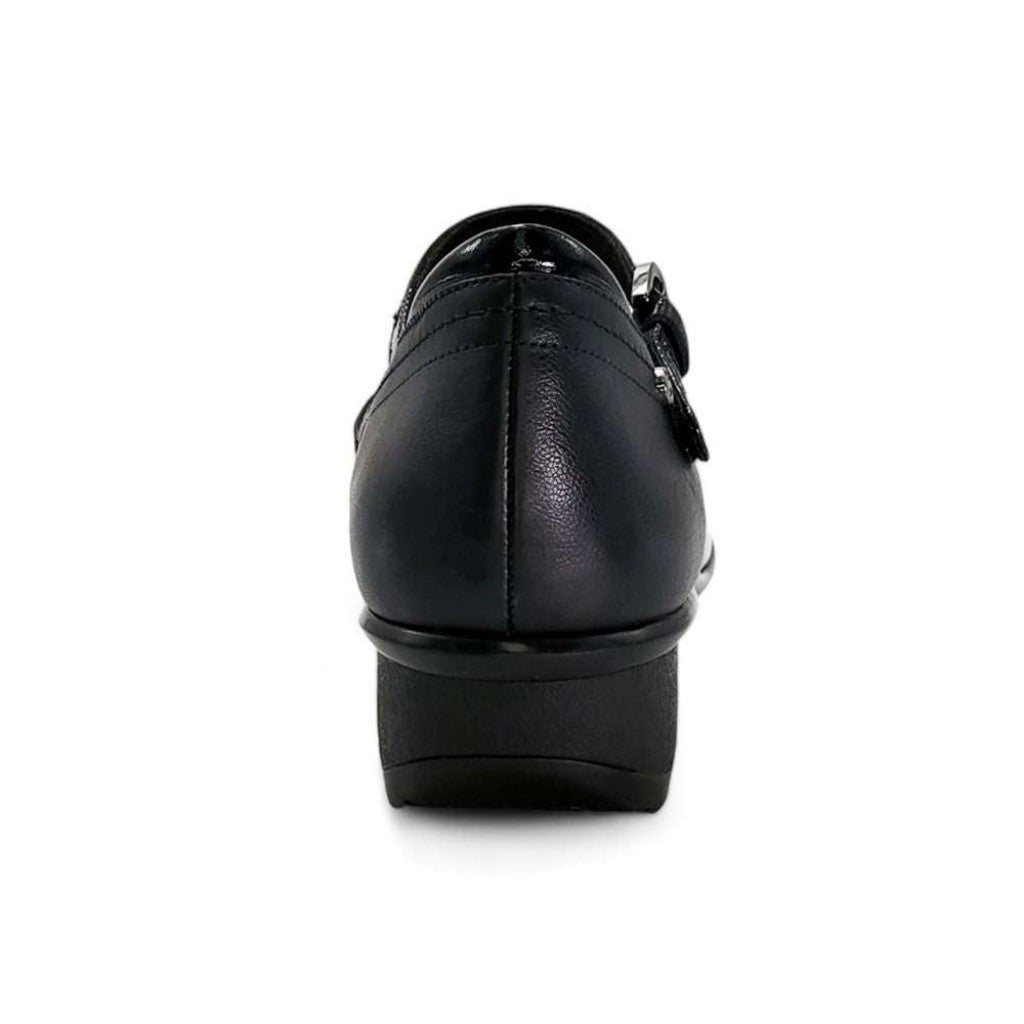 Revere Narita Orthotic Mary-Jane Supportive Women's Flat - Black Patent - Product View - 5