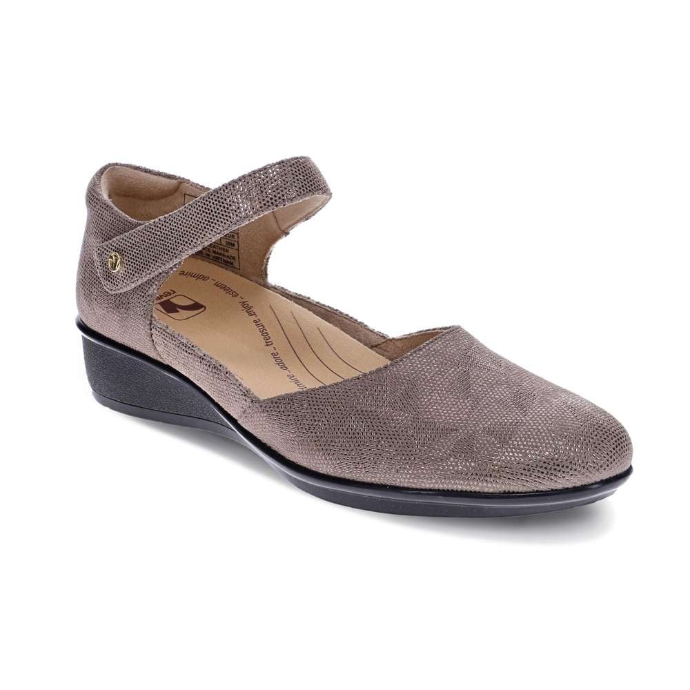 Revere Osaka Mary-Jane Removable Arch Support Women's Insole - Champagne Angle - Product View - 1