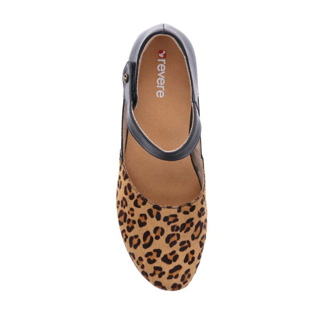 Revere Osaka Mary-Jane Removable Arch Support Women's Insole - Leopard - Product View - 4