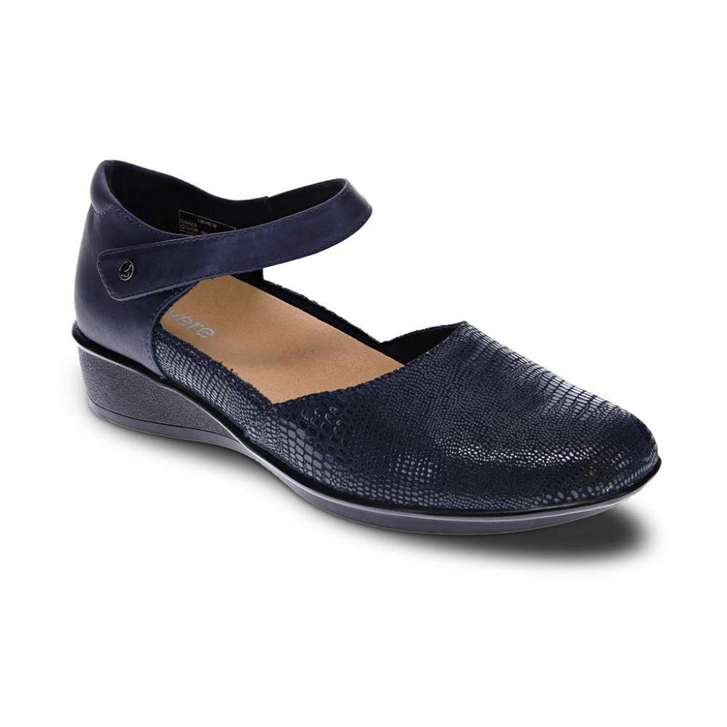 Revere Osaka Mary-Jane Removable Arch Support Women's Insole - Navy Lizard-sapphire - Product View - 1