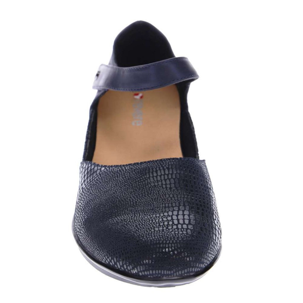 Revere Osaka Mary-Jane Removable Arch Support Women's Insole - Navy Lizard-sapphire - Product View - 5