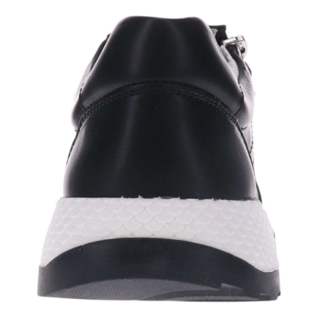 Revere Sapporo Zip Cushioned Support Women's Sneaker - Black - Product View - 6