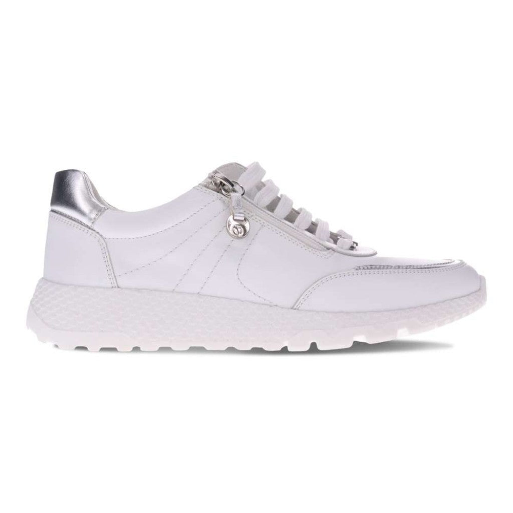 Revere Sapporo Zip Cushioned Support Women's Sneaker - White - Product View - 2